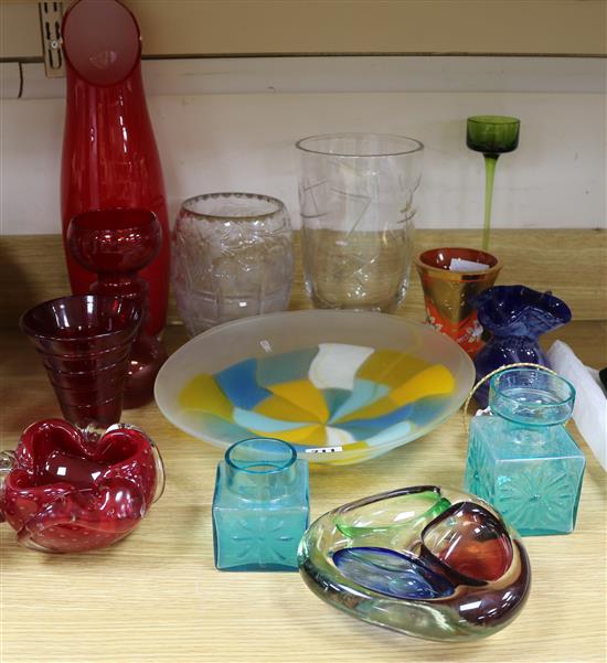 A collection of mixed Murano etc